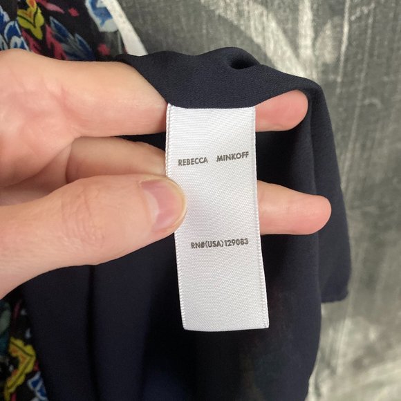 Rebecca Minkoff | Ollie Cocktail Dress | Black Floral | Size XS - Picture 10 of 11